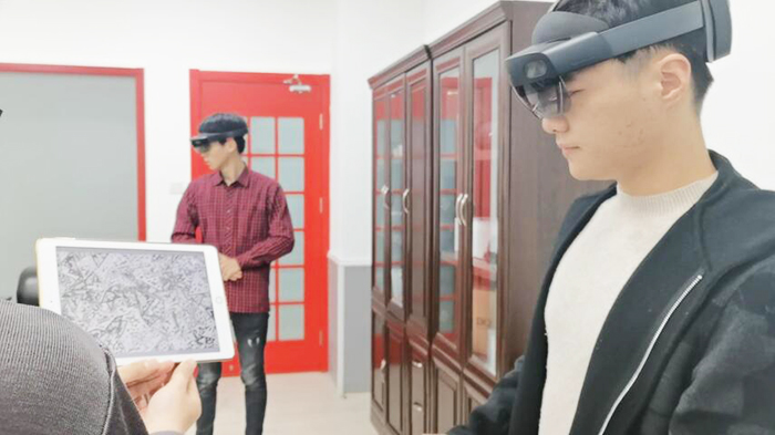 在iPad端为HoloLens进行空间位置的校准