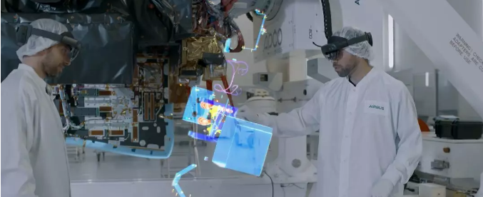 Hololens 2 助力空客设计师加速测试过程，将设计过程的总耗时减少了80％